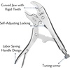 image:imageMr Pen Locking Pliers 7 Inch Curved Jaw  Alloy Steel Locking Pliers with Wire Cutter Locking Adjustable Wrench Locking Wrench Locking Adjustable Pliers