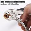 image:imageMr Pen Locking Pliers 7 Inch Curved Jaw  Alloy Steel Locking Pliers with Wire Cutter Locking Adjustable Wrench Locking Wrench Locking Adjustable Pliers