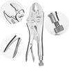 image:imageMr Pen Locking Pliers 7 Inch Curved Jaw  Alloy Steel Locking Pliers with Wire Cutter Locking Adjustable Wrench Locking Wrench Locking Adjustable Pliers