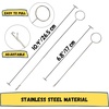 image:imageMr Pen Loop Turner Hook with Latch 2 Sizes Long amp Short  Stainless Steel Loop Turner for Fabric Tube Straps Belts Strips DIY Knitting Accessories Sewing ToolsSilver