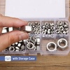image:imageMr Pen Metric Hex Nuts Assortment Kit 145 pcs Stainless Steel  Metric Nut Assortment 7 Sizes M3 M4 M5 M6 M8 M10 M12 Hardware Nuts Metric Nuts Machine Nuts