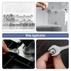 image:imageMr Pen Metric Hex Nuts Assortment Kit 370 pcs Stainless Steel  Metric Nut Assortment 9 Sizes M2 M3 M4 M5 M6 M8 M10 M12 Hardware Nuts