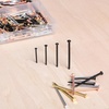 image:imageMr Pen Nail Assortment Kit 1200 Pcs 4 Sizes Black Picture Hangers  Small Nails for Hanging Pictures Finishing Nails for Drywall WoodBlack  Gold  Silver  Copper