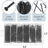 image:imageMr Pen Nail Assortment Kit 1200 Pcs 4 Sizes Black Picture Hangers  Small Nails for Hanging Pictures Finishing Nails for Drywall WoodBlack