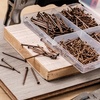 image:imageMr Pen Nail Assortment Kit 1200 Pcs 4 Sizes Black Picture Hangers  Small Nails for Hanging Pictures Finishing Nails for Drywall WoodBronze