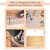 image:imageMr Pen Nail Assortment Kit 600 pcs 4 Sizes Silver Picture Hangers  Small Nails for Hanging Pictures Finishing Nails for Drywall and WoodBlack  Gold  Silver  Copper