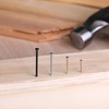 image:imageMr Pen Nail Assortment Kit 600 pcs 4 Sizes Silver Picture Hangers  Small Nails for Hanging Pictures Finishing Nails for Drywall and WoodBlack  Gold  Silver  Copper