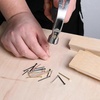 image:imageMr Pen Nail Assortment Kit 600 pcs 4 Sizes Silver Picture Hangers  Small Nails for Hanging Pictures Finishing Nails for Drywall and WoodBlack  Gold  Silver  Copper
