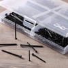 image:imageMr Pen Nail Assortment Kit 600 pcs 4 Sizes Silver Picture Hangers  Small Nails for Hanging Pictures Finishing Nails for Drywall and WoodBlack