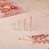 image:imageMr Pen Nail Assortment Kit 600 pcs 4 Sizes Silver Picture Hangers  Small Nails for Hanging Pictures Finishing Nails for Drywall and WoodRose Gold