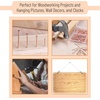 image:imageMr Pen Nail Assortment Kit 600 pcs 4 Sizes Silver Picture Hangers  Small Nails for Hanging Pictures Finishing Nails for Drywall and WoodRose Gold