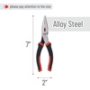 image:imageMr Pen Needle Nose Pliers 7 Inch Long Nose Pliers  Needle Nose Pliers Tool Pliers Needle Nose Long Nose Pliers with Cutter Wire Wrapping Crafts Jewelry Making Supplies
