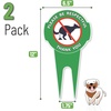 image:imageMr Pen No Dog Poop Signs for Yard 12 x 65 2 Pack Aluminum  Dog Poop Signs for Lawn with Stake Weatherproof Durable and Easy to Install