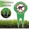 image:imageMr Pen No Dog Poop Signs for Yard 12 x 65 2 Pack Aluminum  Dog Poop Signs for Lawn with Stake Weatherproof Durable and Easy to Install
