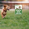 image:imageMr Pen No Dog Poop Signs for Yard 12 x 9  Double Sided Clean Up After Your Dog Signs with HStake Stand Waterproof and Easy to Install