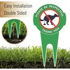 image:imageMr Pen No Dog Poop Signs for Yard 145 x 8 Aluminum  Dog Poop Signs for Lawn with Stake Weatherproof Durable and Easy to Install