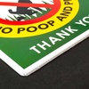 image:imageMr Pen No Dog Poop Signs for Yard 9 x 12 2 Pack  Please Be Respectful with one HStake Stand Waterproof Double Sided No Pooping Dog Signs for Yard
