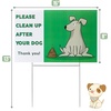 image:imageMr Pen No Dog Poop Signs for Yard Clean Up After Your Dog Signs  No Pooping Dog Signs for Yard Dog Poop Signs for Lawn Dog Signs No Pooping Curb Your Dog Sign