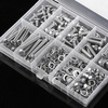 image:imageMr Pen Nuts and Bolts Assortment Kit 120 pcs Stainless Steel  M6 Screws 7 Sizes 1035mmHex Socket Head Cap Screws Assorted Nuts and Bolts Nut Bolt and Washer Assortment228 pcs  M57 Sizes 830mm