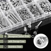 image:imageMr Pen Nuts and Bolts Assortment Kit 120 pcs Stainless Steel  M6 Screws 7 Sizes 1035mmHex Socket Head Cap Screws Assorted Nuts and Bolts Nut Bolt and Washer Assortment350 pcs  M47 Sizes 630mm