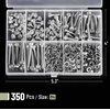image:imageMr Pen Nuts and Bolts Assortment Kit 120 pcs Stainless Steel  M6 Screws 7 Sizes 1035mmHex Socket Head Cap Screws Assorted Nuts and Bolts Nut Bolt and Washer Assortment350 pcs  M47 Sizes 630mm