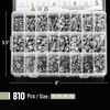 image:imageMr Pen Nuts and Bolts Assortment Kit 120 pcs Stainless Steel  M6 Screws 7 Sizes 1035mmHex Socket Head Cap Screws Assorted Nuts and Bolts Nut Bolt and Washer Assortment810 pcs  M3 M4 M5 M6