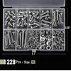 image:imageMr Pen Nuts and Bolts Assortment Kit 120 pcs Stainless Steel  M6 Screws 7 Sizes 1035mmHex Socket Head Cap Screws Assorted Nuts and Bolts Nut Bolt and Washer Assortment228 pcs  M57 Sizes 830mm