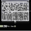image:imageMr Pen Nuts and Bolts Assortment Kit 120 pcs Stainless Steel  M6 Screws 7 Sizes 1035mmHex Socket Head Cap Screws Assorted Nuts and Bolts Nut Bolt and Washer Assortment210 pcs  M57 Sizes 630mm