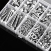 image:imageMr Pen Nuts and Bolts Assortment Kit 120 pcs Stainless Steel  M6 Screws 7 Sizes 1035mmHex Socket Head Cap Screws Assorted Nuts and Bolts Nut Bolt and Washer Assortment210 pcs  M57 Sizes 630mm