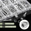 image:imageMr Pen Nuts and Bolts Assortment Kit 120 pcs Stainless Steel  M6 Screws 7 Sizes 1035mmHex Socket Head Cap Screws Assorted Nuts and Bolts Nut Bolt and Washer Assortment120 pcs  M67 Sizes 1035mm