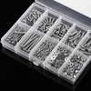 image:imageMr Pen Nuts and Bolts Assortment Kit 120 pcs Stainless Steel  M6 Screws 7 Sizes 1035mmHex Socket Head Cap Screws Assorted Nuts and Bolts Nut Bolt and Washer Assortment540 pcs  M37 Sizes 630mm