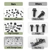 image:imageMr Pen Nuts and Bolts Assortment Kit 272 pcs Black Carbon Steel  Grade 109 M6 M8 M1012mm to 30mm Flange Hex Head Metric Assorted Nuts and Bolts