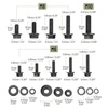 image:imageMr Pen Nuts and Bolts Assortment Kit 272 pcs Black Carbon Steel  Grade 109 M6 M8 M1012mm to 30mm Flange Hex Head Metric Assorted Nuts and Bolts