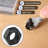 image:imageMr Pen Nuts and Bolts Assortment Kit 550 pcs  Carbon Steel M3 M4 M5 Phillips Pan Head Assorted Nuts and BoltsBlack