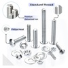 image:imageMr Pen Nuts and Bolts Assortment Kit 550 pcs  Carbon Steel M3 M4 M5 Phillips Pan Head Assorted Nuts and BoltsSilver