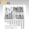 image:imageMr Pen Nuts and Bolts Assortment Kit 550 pcs  Carbon Steel M3 M4 M5 Phillips Pan Head Assorted Nuts and BoltsSilver