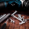 image:imageMr Pen Nuts and Bolts Assortment Kit 550 pcs  Carbon Steel M3 M4 M5 Phillips Pan Head Assorted Nuts and BoltsSilver