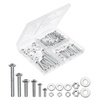 image:imageMr Pen Nuts and Bolts Assortment Kit 550 pcs  Carbon Steel M3 M4 M5 Phillips Pan Head Assorted Nuts and BoltsSilver