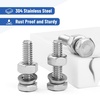 image:imageMr Pen Nuts and Bolts Set 1420x1 10 Sets Stainless Steel  Hex Head Nut and Bolt Set Flat amp Lock Washers1420x1
