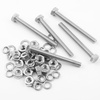 image:imageMr Pen Nuts and Bolts Set 1420x1 10 Sets Stainless Steel  Hex Head Nut and Bolt Set Flat amp Lock Washers1420x212