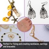 image:imageMr Pen Open Jump Rings Set 1014 pcs  Champagne Metal Jump Rings with Lobster Clasps 6 Assorted Sizes 410 mm Jewelry Making Findings for DIY Crafts BraceletsChampagne