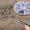 image:imageMr Pen Open Jump Rings Set 1014 pcs  Champagne Metal Jump Rings with Lobster Clasps 6 Assorted Sizes 410 mm Jewelry Making Findings for DIY Crafts BraceletsBlack