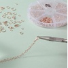 image:imageMr Pen Open Jump Rings Set 1014 pcs  Champagne Metal Jump Rings with Lobster Clasps 6 Assorted Sizes 410 mm Jewelry Making Findings for DIY Crafts BraceletsChampagne