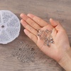 image:imageMr Pen Open Jump Rings Set 1014 pcs  Champagne Metal Jump Rings with Lobster Clasps 6 Assorted Sizes 410 mm Jewelry Making Findings for DIY Crafts BraceletsSilver
