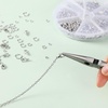 image:imageMr Pen Open Jump Rings Set 1014 pcs  Champagne Metal Jump Rings with Lobster Clasps 6 Assorted Sizes 410 mm Jewelry Making Findings for DIY Crafts BraceletsSilver