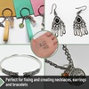 image:imageMr Pen Open Jump Rings Set 1014 pcs  Champagne Metal Jump Rings with Lobster Clasps 6 Assorted Sizes 410 mm Jewelry Making Findings for DIY Crafts BraceletsBlack