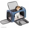 image:imageMr Pen Pet Carrier 175 x 112 x 115 Medium Size Orange  Portable Travel Carrier for Small Pets Cats amp Small Dogs Breathable Mesh Safety Inner LeashBlue