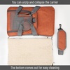 image:imageMr Pen Pet Carrier 175 x 112 x 115 Medium Size Orange  Portable Travel Carrier for Small Pets Cats amp Small Dogs Breathable Mesh Safety Inner LeashOrange