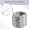 image:imageMr Pen Picture Hanging Kit 100 Feet Stainless Steel Braided Hanging Wire  20x D Ring Picture Hangers with Screws and 20x Aluminum Crimping Loop Sleeve for Canvas Paintings Photo Frames