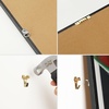 image:imageMr Pen Picture Hanging Kit 410 pcs Gold Assorted Hooks Nails  Sawtooth Hangers DRings Steel Wire Ring Hooks Home Wall Mount Hardware for Frames Canvas DcorSilver  Gold